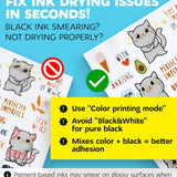 95% Clear Sticker Paper for Inkjet Printer and Laser – 50 Sheets, 8.5x11 Transparent Sticker Paper, Printable Vinyl, Waterproof Clear Labels for DIY Stickers & Decals
