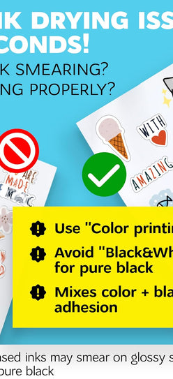 95% Clear Sticker Paper for Inkjet Printer and Laser – 50 Sheets, 8.5x11 Transparent Sticker Paper, Printable Vinyl, Waterproof Clear Labels for DIY Stickers & Decals