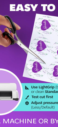 Premium Printable Glossy Sticker Paper for Inkjet Printer - 200 White Adhesive Sticker Sheets - Glossy Photo Sticker Paper 8.5 x 11 Inch for DIY Labels, Crafts and Photo Printing
